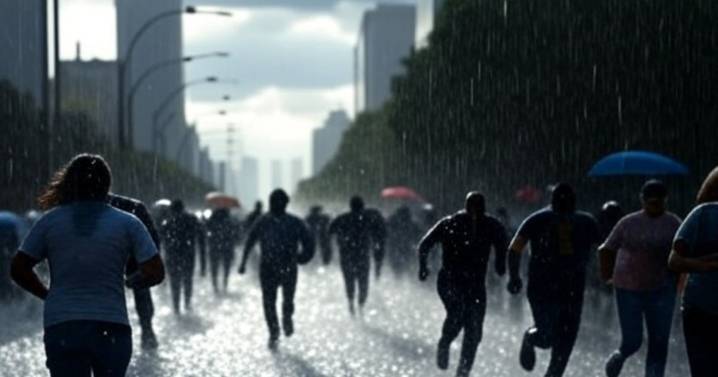 Pronóstico del clima para el 13 de septiembre en el Valle de México: lluvias fuertes y granizo