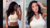 Kylie Jenner Shares Photo of Tanned Abs in Tiny White Crop Top
