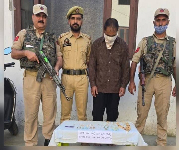 Police Crack House Burglary Case In Srinagar’s Nowhatta, Accused Arrested