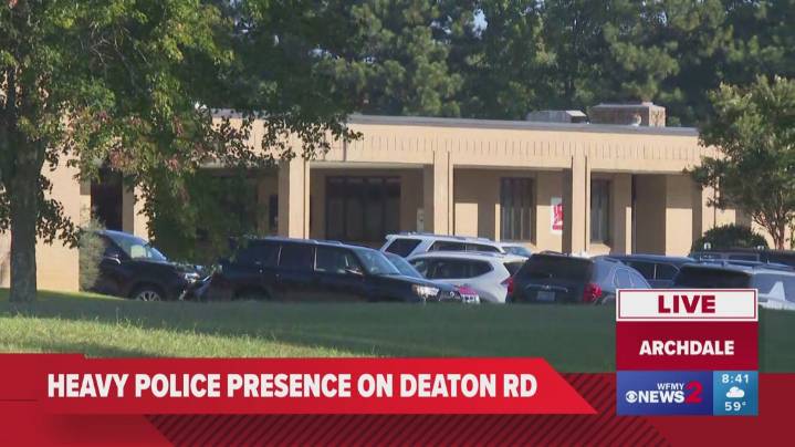 Police apprehend suspects on Deaton Road in Archdale