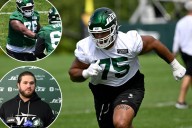 Jets not dwelling on Alijah Vera-Tucker's injury: 'Nothing really changes for us'