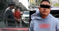 Cae motociclista que golpeó brutalmente a taxista tras chocar en CDMX