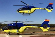 Herido al caer de un andamio en un pueblo de Toledo: trasladado al hospital en helicóptero sanitario