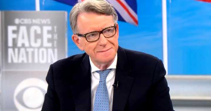 U.K. Ambassador to U.S. Peter Mandelson fired by Prime Minister Keir Starmer over Jeffrey Epstein ties