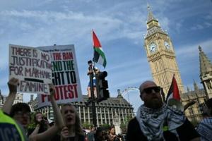 UK police say almost 900 arrests made at Palestine Action demo