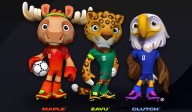 Maple, Zayu y Clutch: las nuevas mascotas que representarán a los países anfitriones del Mundial 2026