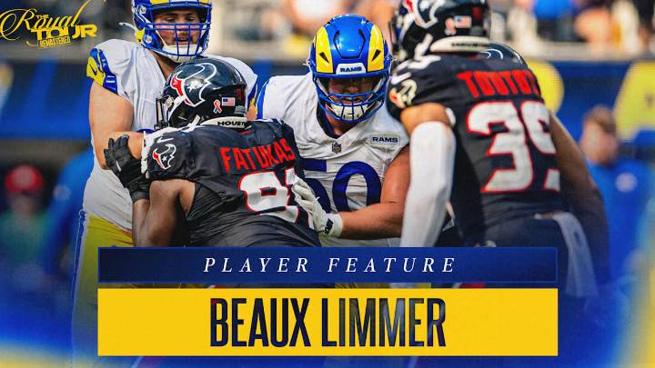 Feature: Beaux Limmer's versatility 'a real benefit' for Rams moving forward after playing both left and right guard in Week 1