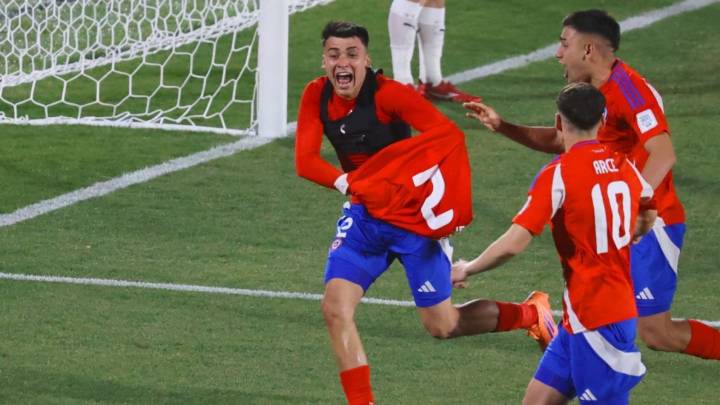 Chile sub 20 gana 2 a 1 en los descuentos.