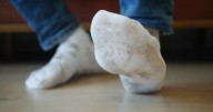 Get white socks gleaming again by adding 1 natural item to the washing machine