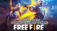 Códigos de Free Fire para canjear premios GRATIS del domingo 28 de septiembre