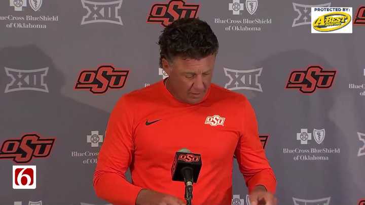 Mike Gundy talks run game, QB Zane Flores and road challenge at Oregon