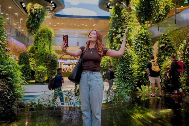 Influencer Goes Viral as She Lives at an Airport for a Week (Exclusive)