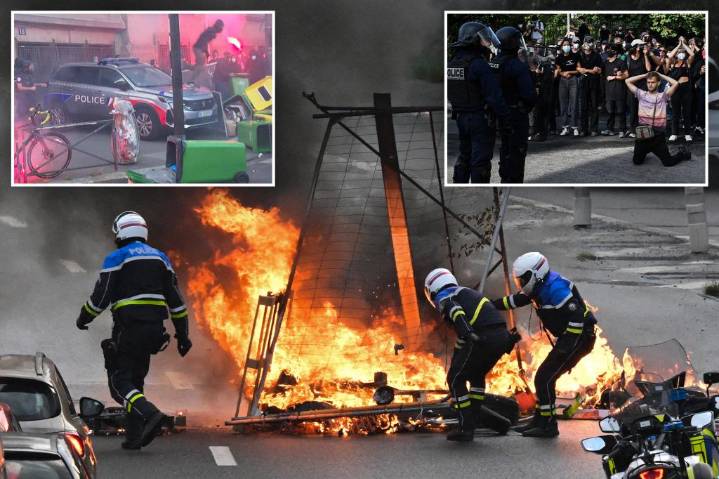 200 arrested in France as protesters clash with police