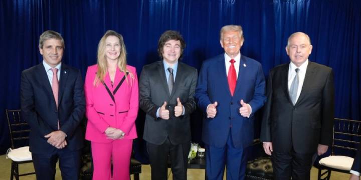 Tras la reunión, habrá un anuncio del Tesoro de los EEUU: “Hablamos de una cifra específica”, reconoció Caputo