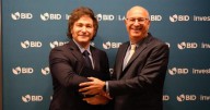 Javier Milei y Luis Caputo se reunieron con el presidente del BID tras las elecciones de Buenos Aires