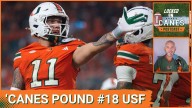 CANES POSTCAST: CARSON BECK, (4 TD’s) #5 Miami HURRICANES DOMINATE #18 USF Bulls in 49