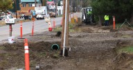 Photo: Lockwood sidewalk project under way