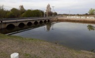 Gobbi aclaró que el agua que corre "no es del Atuel" y demuestra la "ineficiencia" de Mendoza