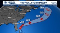 Potential Tropical Cyclone Nine near Cuba may become Tropical Storm Imelda