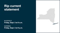 NY weather: Rip current statement affecting part of New York until Friday night