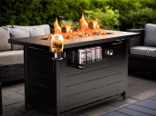 Stay cozy this fall: Get $490 43-inch gas fire pit with cup holders for $199 at Walmart