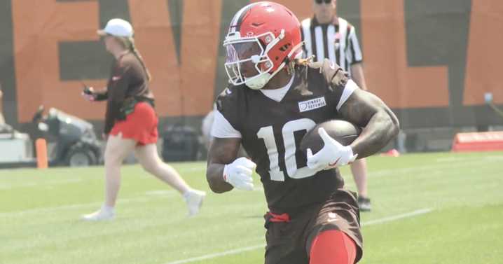 Browns RB Quinshon Judkins absent from practice, expected back Thursday after signing with team over weekend