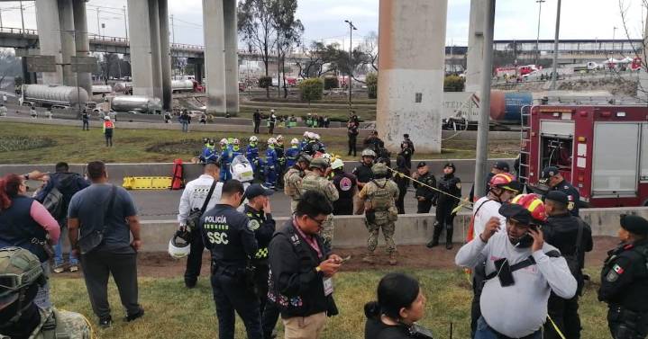 Bomberos de Ecatepec bridaron apoyo tras explosión de pipa de gas en la Autopista México