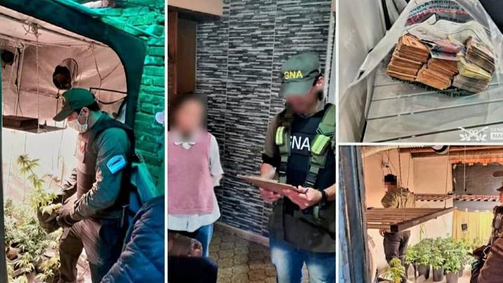 En 9 allanamientos capturaron a varias personas ligadas al narcotráfico en Mendoza