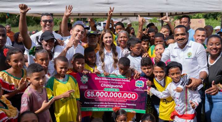 Gobierno del Cesar invierte $5.700 millones en complejo recreodeportivo en La Sierra, Chiriguaná