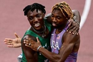 Lyles leads Thompson and Tebogo into world 100m final