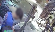 Impactantes imágenes: auto se empotra contra barbería en La Molina y deja dos heridos
