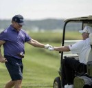 'True Character!' Trump Plays Golf With Coach Who Resigned For Racist Slur