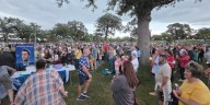 Residents of Dickinson County hold vigil for Charlie Kirk
