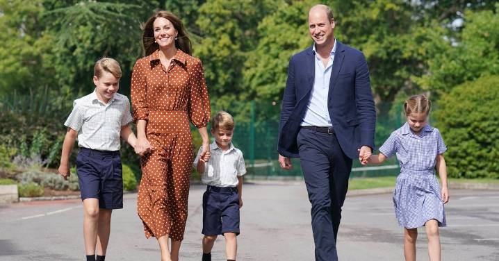 Prince George Princess Charlotte and Prince Louis return to Lambrook School together for last time