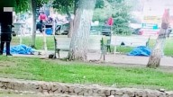 Riña en plena plaza principal de Rubio deja 2 muertos