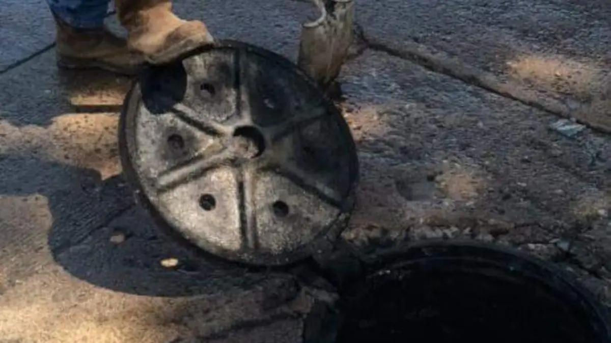 Repara la JMAS drenaje colapsado en la Héroes de la Revolución