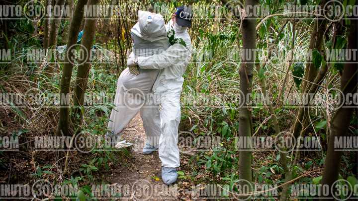 Hallan cuerpo en una cañada en La Estrella: Bomberos realizaron la extracción