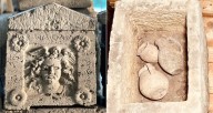 Etruscan Urn With Medusa Relief Uncovered In Italy