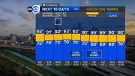 Houston Weather: Scattered showers this weekend, weak front predicted for next week