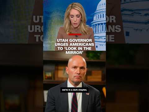 Utah governor urges Americans to ‘look in the mirror’