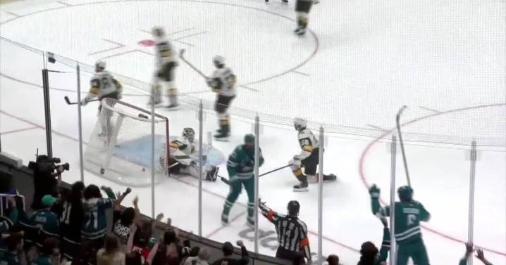 Vegas Golden Knights shut out in preseason opener against San Jose Sharks