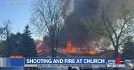 2 people dead and 8 wounded in a shooting and fire at a Michigan church, police say