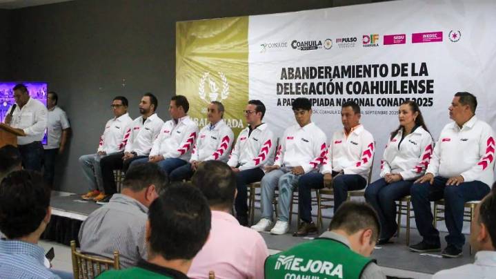 Abanderan a la delegación coahuilense que participará en la Paralimpiada Nacional CONADE 2025