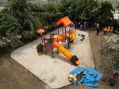 Avanza construcción del Parque Rosa de Castilla en Coatepec, Sedatu y comunidad trabajan de la mano