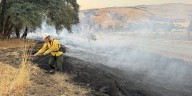 Fire along I-84 puts mobile home community near The Dalles on Level 2 alert