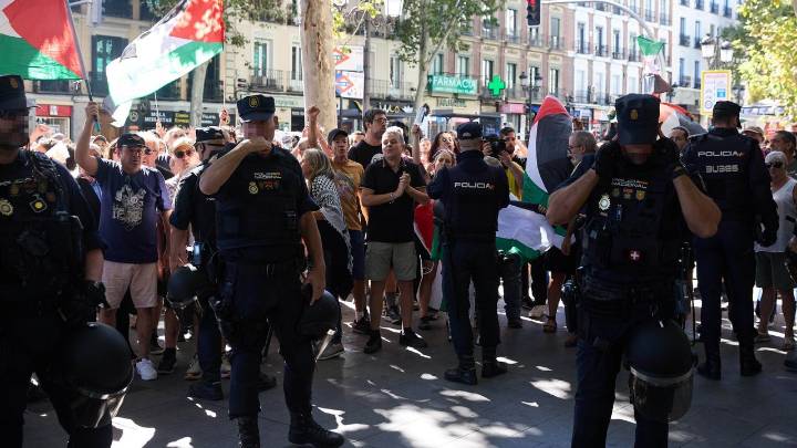 Peligra el final de La Vuelta en Madrid por la invasión de manifestantes propalestinos