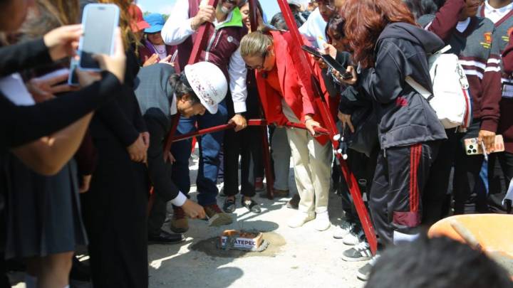 En Ecatepec colocan primera piedra del CBTIS 295
