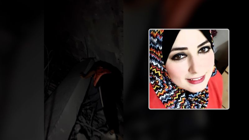 Maestra palestina desaparece tras ataque israelí que destruyó su hogar en Gaza
