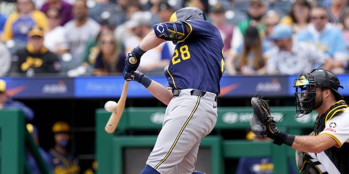 Vaughn has 4 hits, Misiorowski cruises as Brewers pounce on Pirates in 10