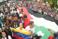 Banderazo en Caracas exige fin del genocidio en Gaza